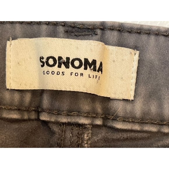 Sonoma Womens Jeans Skinny Leg Mid Rise Five Design Pockets Dark Gray Size 4S - Picture 8 of 9